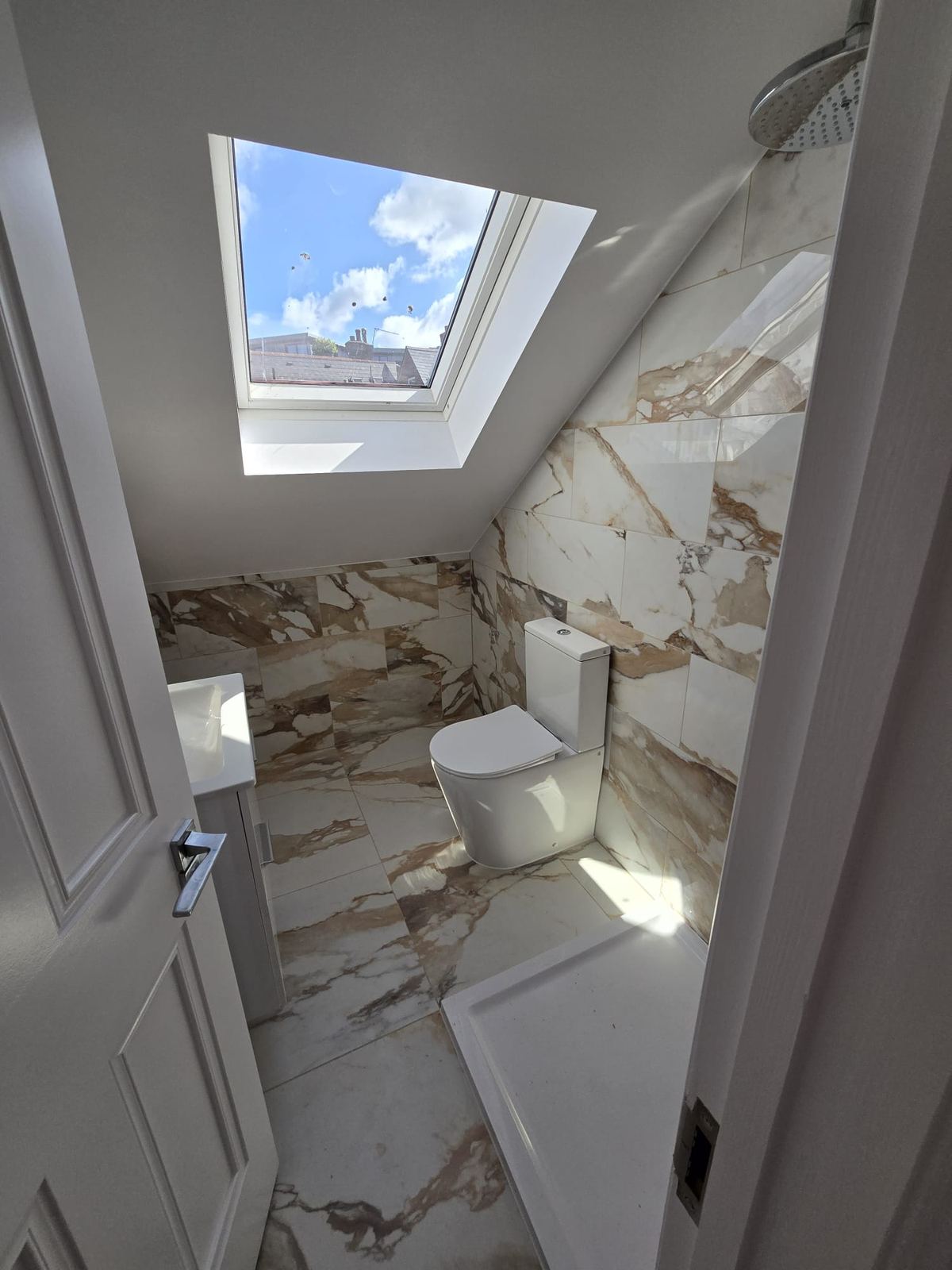 Modern family bathroom