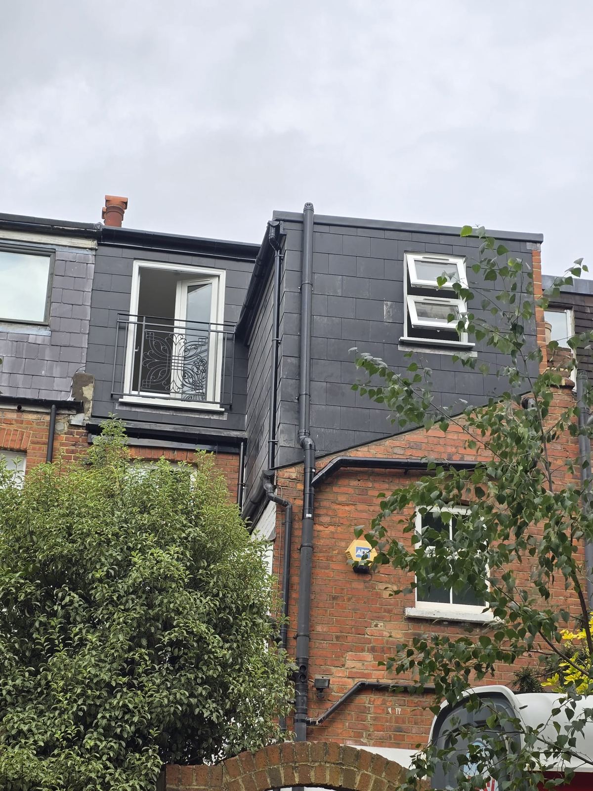 Rear dormer loft conversion from outside